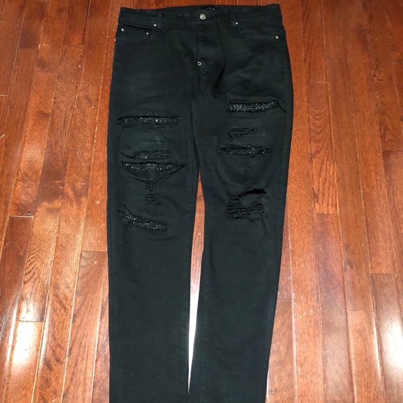 amiri crystal jeans